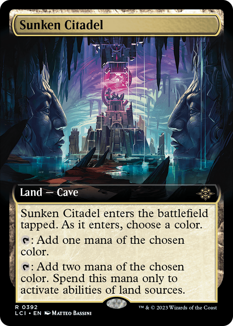 Sunken Citadel (Extended Art) [The Lost Caverns of Ixalan] | Magic Magpie