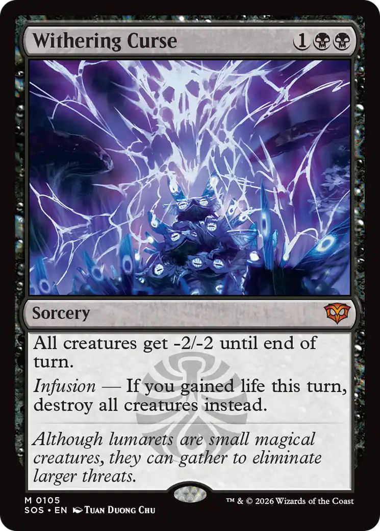 Withering Curse [Secrets of Strixhaven] | Magic Magpie