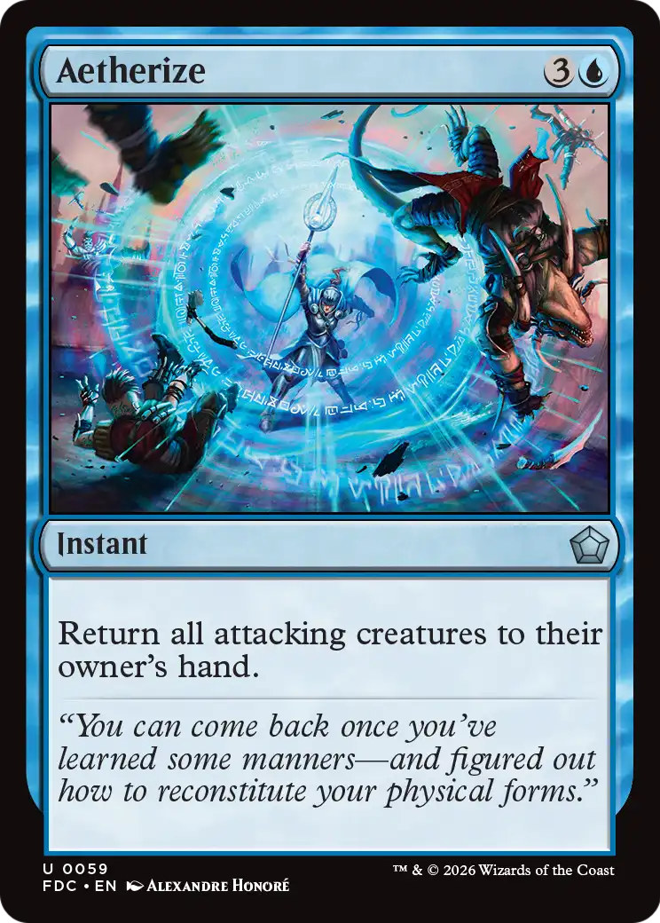 Aetherize [Foundations Commander] | Magic Magpie