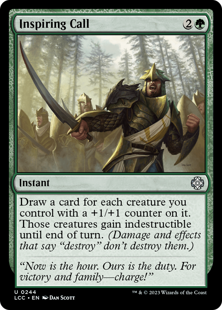 Inspiring Call [The Lost Caverns of Ixalan Commander] | Magic Magpie