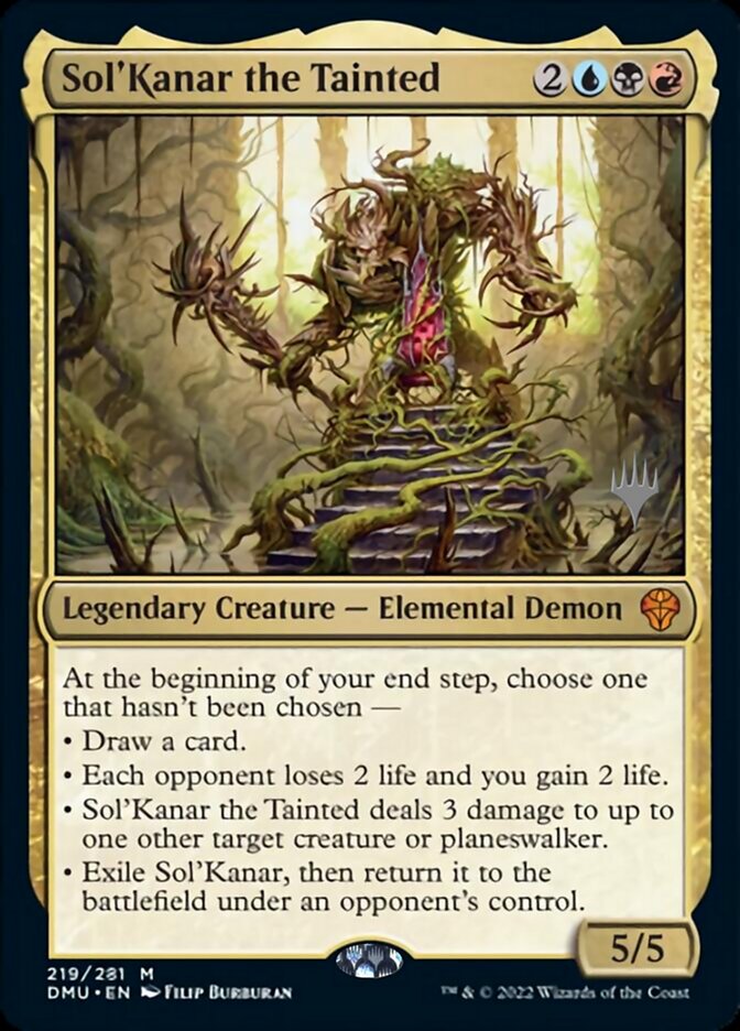 Sol'Kanar the Tainted (Promo Pack) [Dominaria United Promos] | Magic Magpie