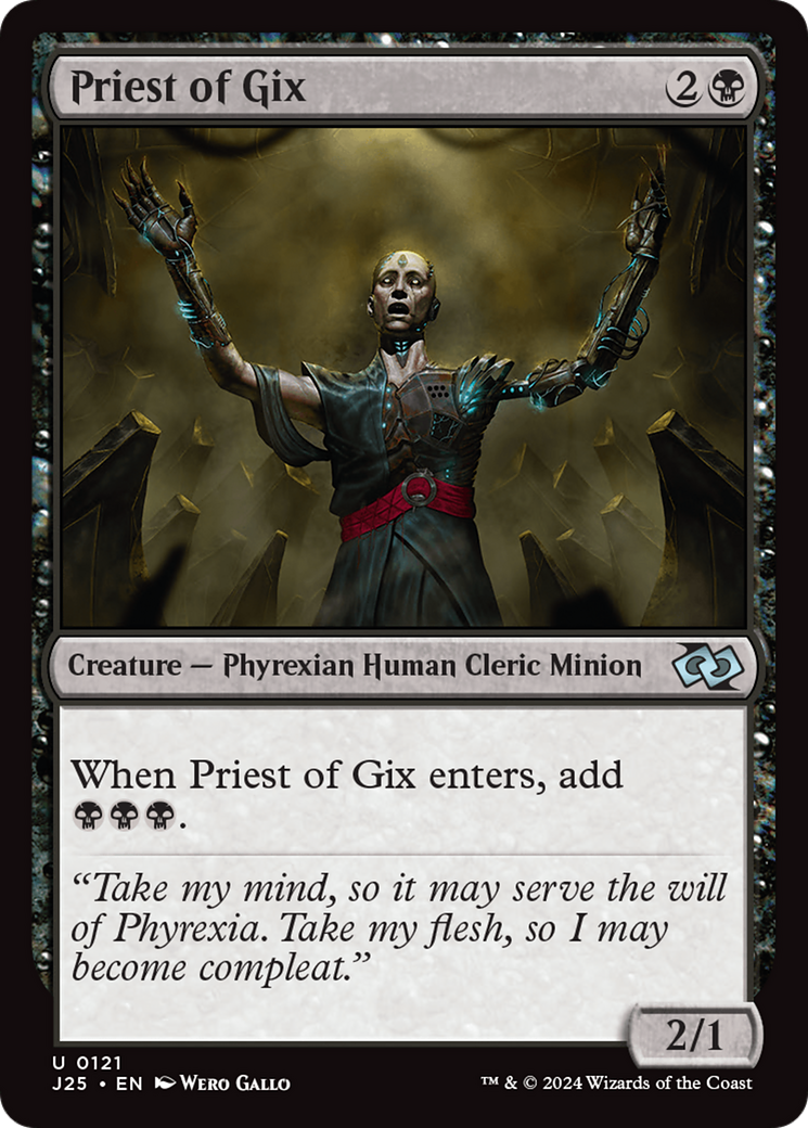 Priest of Gix [Foundations Jumpstart] | Magic Magpie