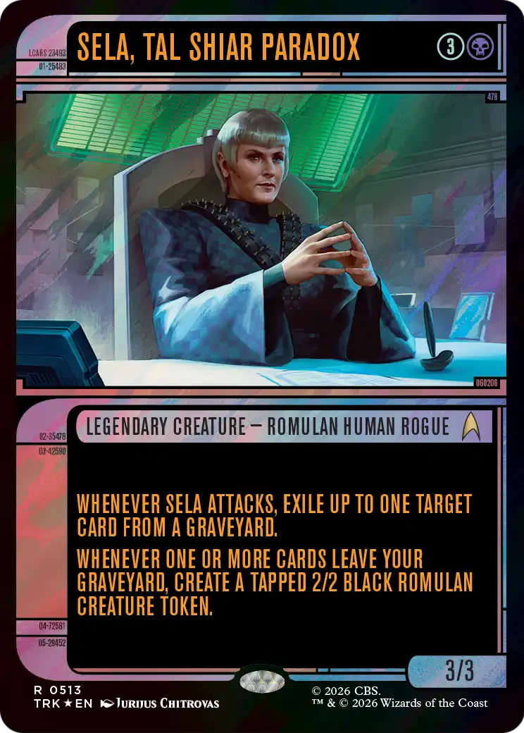 Sela, Tal Shiar Paradox (Showcase) (Surge Foil) [Star Trek] | Magic Magpie