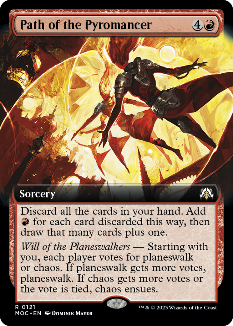 Path of the Pyromancer (Extended Art) [March of the Machine Commander] | Magic Magpie