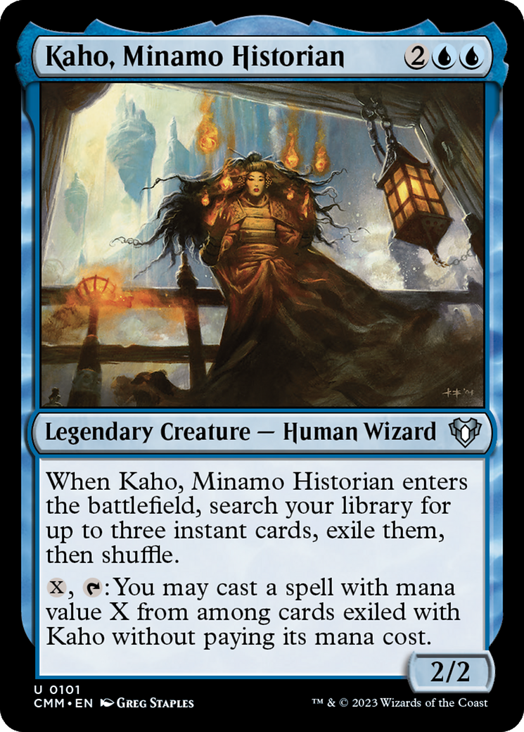 Kaho, Minamo Historian [Commander Masters] | Magic Magpie