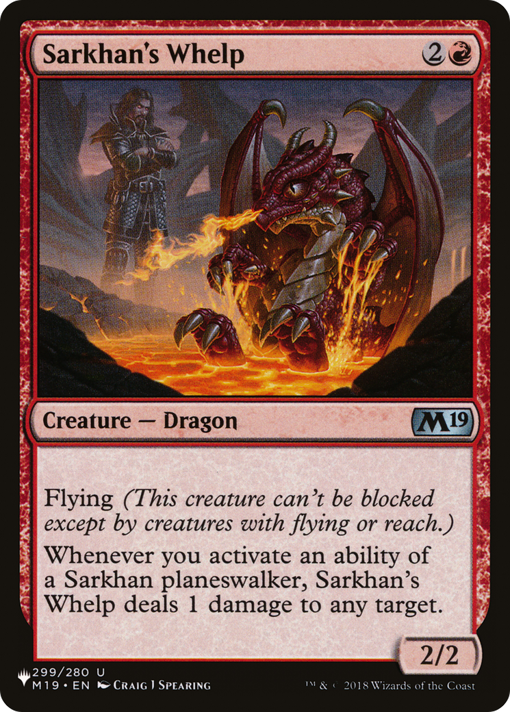 Sarkhan's Whelp [The List] | Magic Magpie