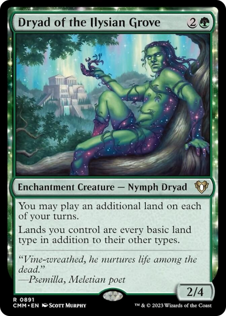 Dryad of the Ilysian Grove [Commander Masters] | Magic Magpie