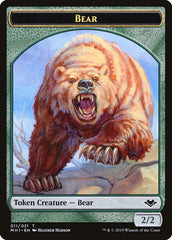 Zombie (007) // Bear (011) Double-Sided Token [Modern Horizons Tokens] | Magic Magpie