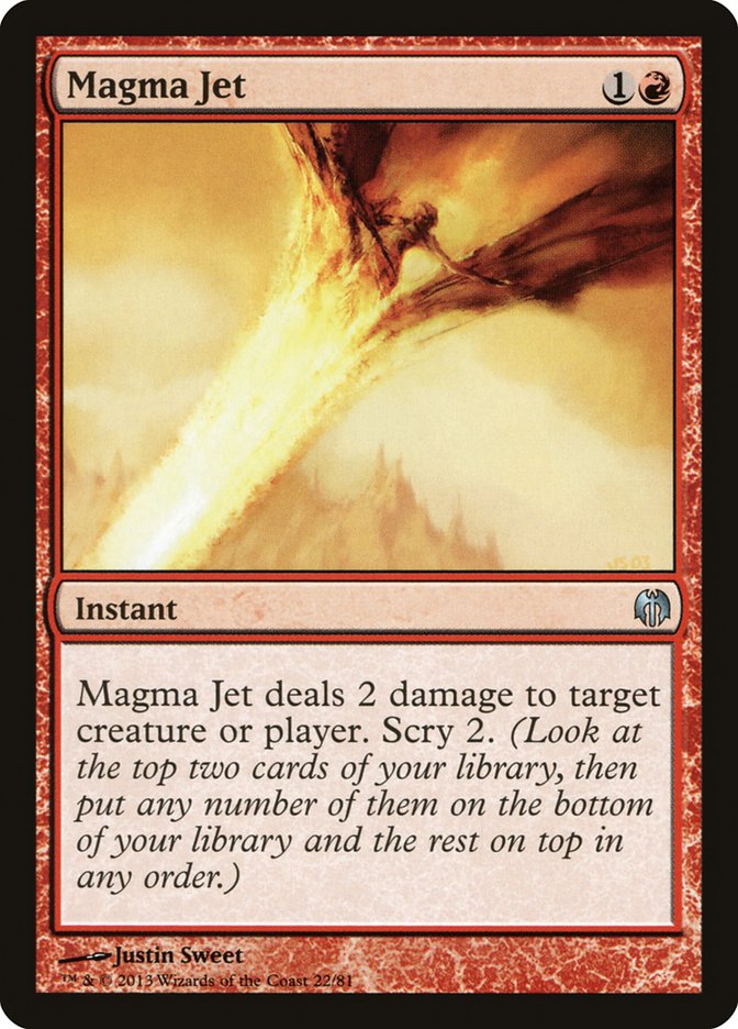 Magma Jet [Duel Decks: Heroes vs. Monsters] | Magic Magpie