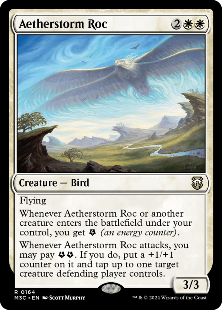 Aetherstorm Roc (Ripple Foil) [Modern Horizons 3 Commander] | Magic Magpie