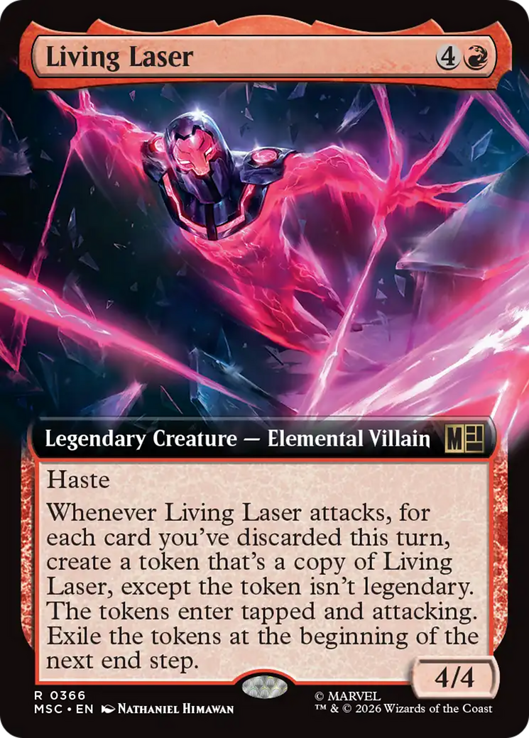 Living Laser (Extended Art) [Marvel Super Heroes Commander] | Magic Magpie