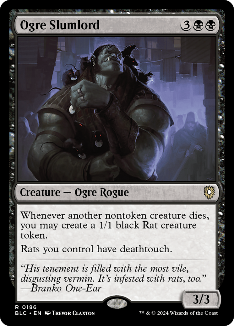 Ogre Slumlord [Bloomburrow Commander] | Magic Magpie