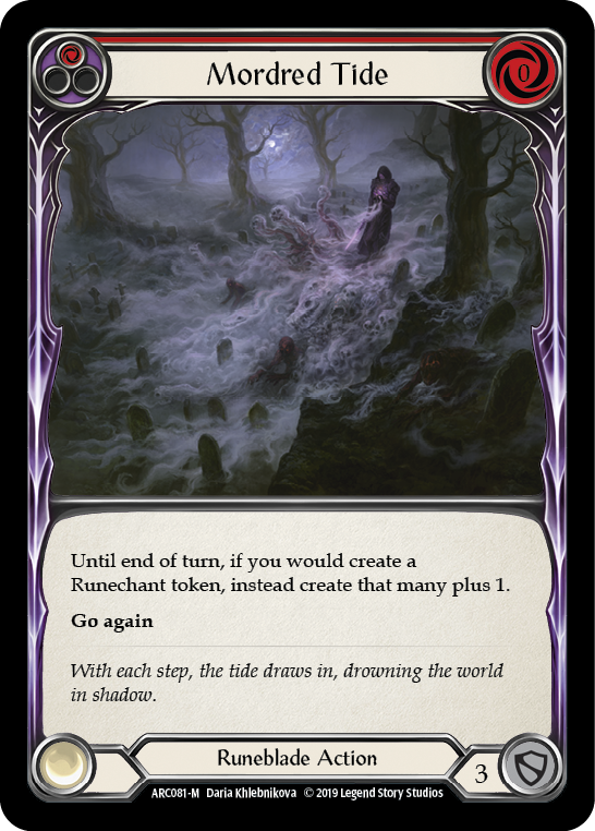 Mordred Tide [ARC081-M] (Arcane Rising)  1st Edition Rainbow Foil | Magic Magpie