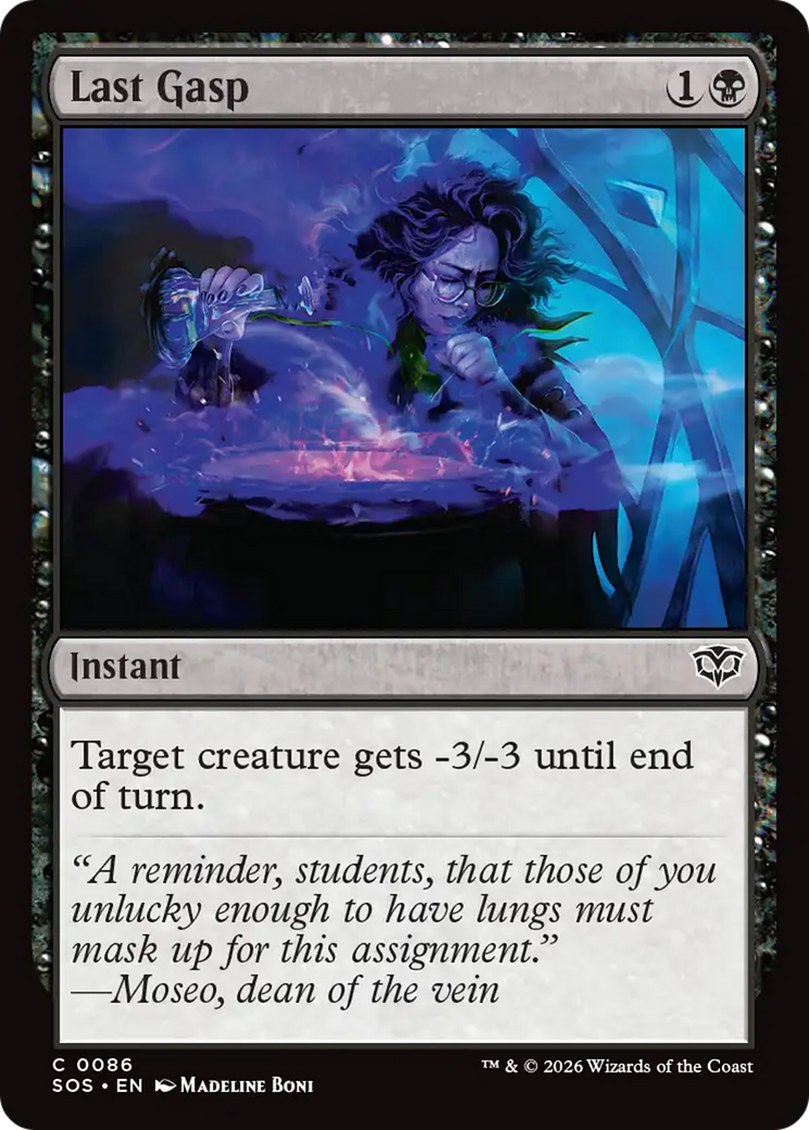Last Gasp [Secrets of Strixhaven] | Magic Magpie