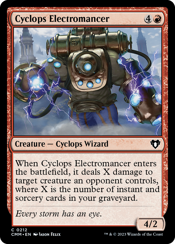 Cyclops Electromancer [Commander Masters] | Magic Magpie