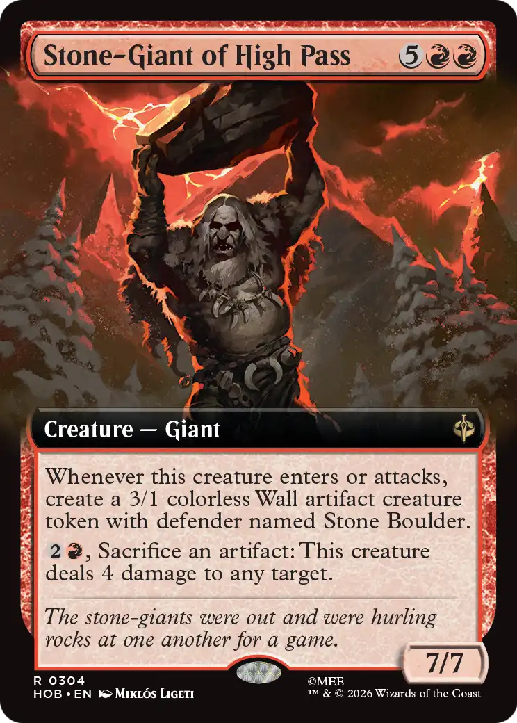 Stone-Giant of High Pass (Extended Art) [The Hobbit] | Magic Magpie