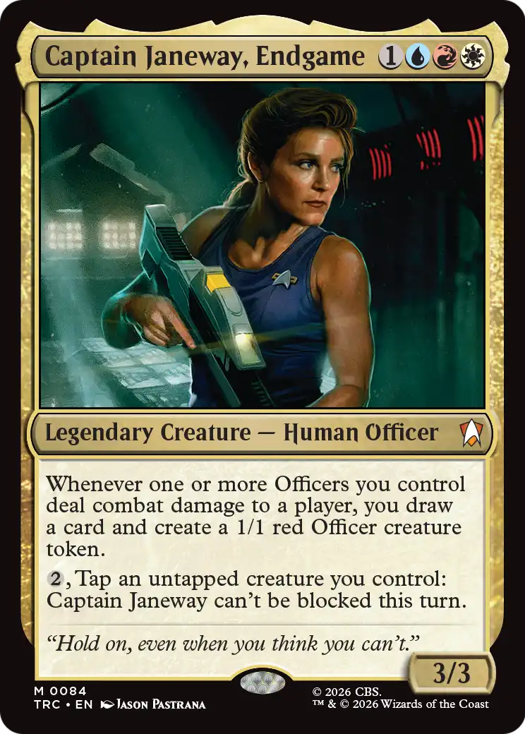 Captain Janeway, Endgame (Surge Foil) [Star Trek Commander] | Magic Magpie