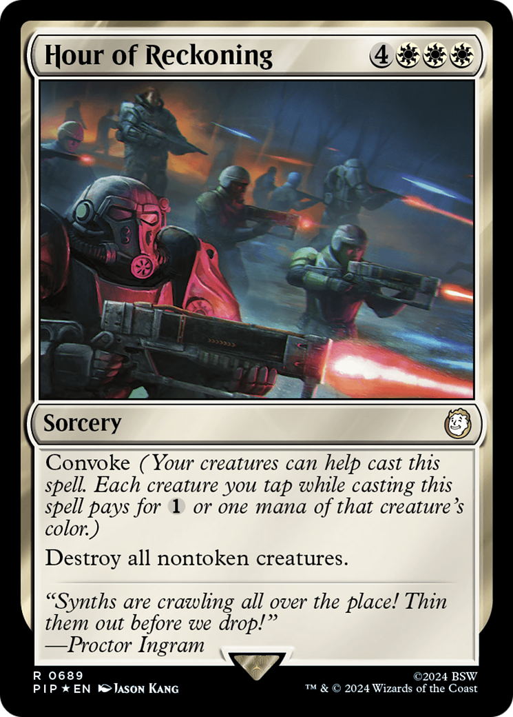 Hour of Reckoning (Surge Foil) [Fallout] | Magic Magpie