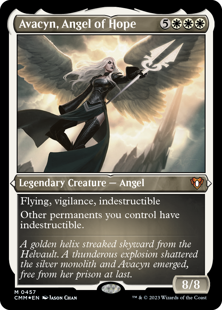 Avacyn, Angel of Hope (Foil Etched) [Commander Masters] | Magic Magpie