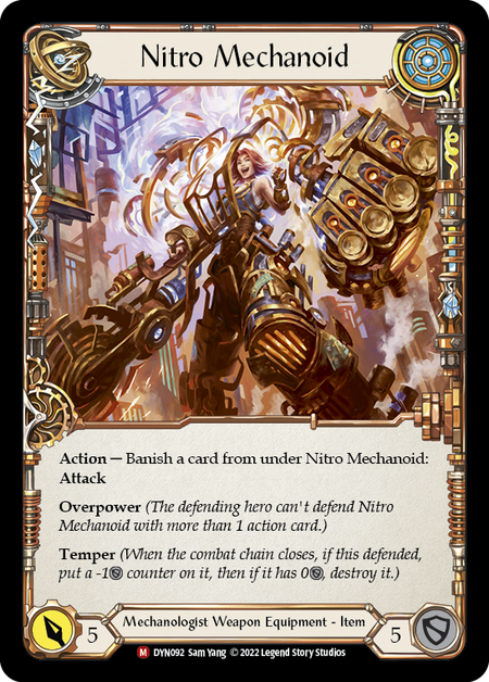 Construct Nitro Mechanoid // Nitro Mechanoid [DYN092] (Dynasty)  Cold Foil | Magic Magpie