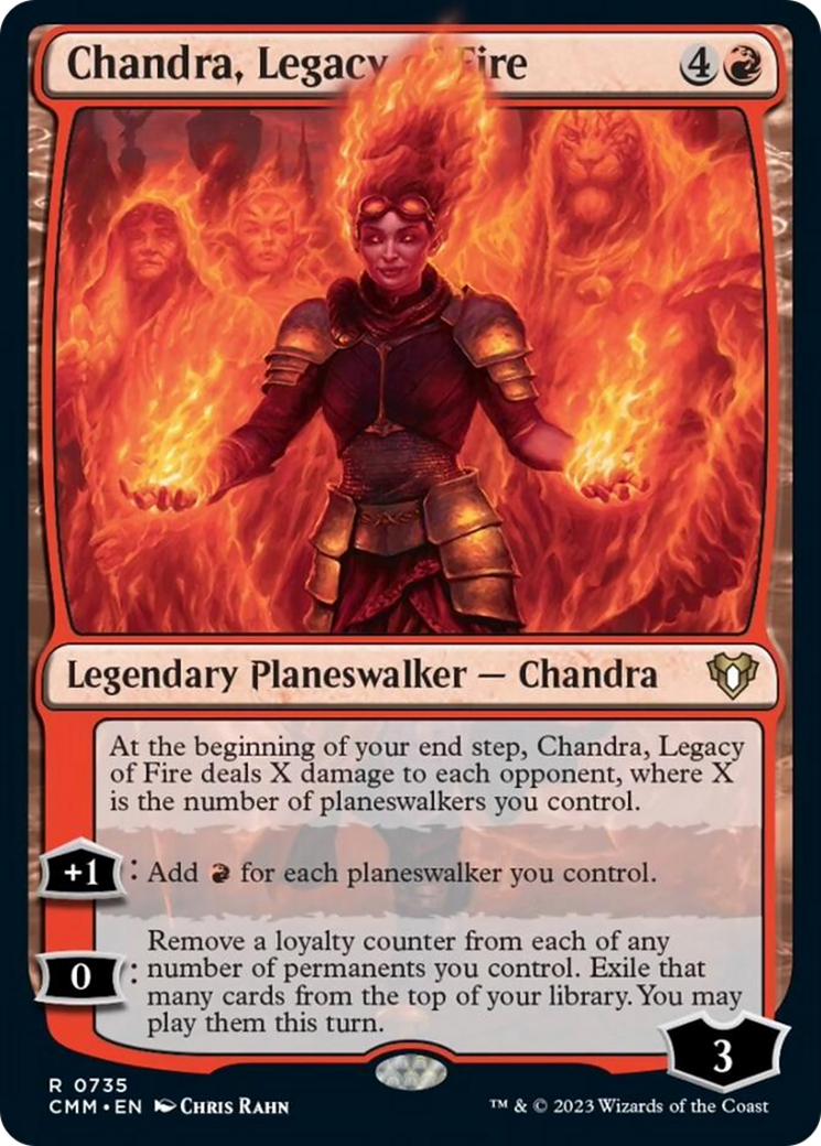 Chandra, Legacy of Fire [Commander Masters] | Magic Magpie