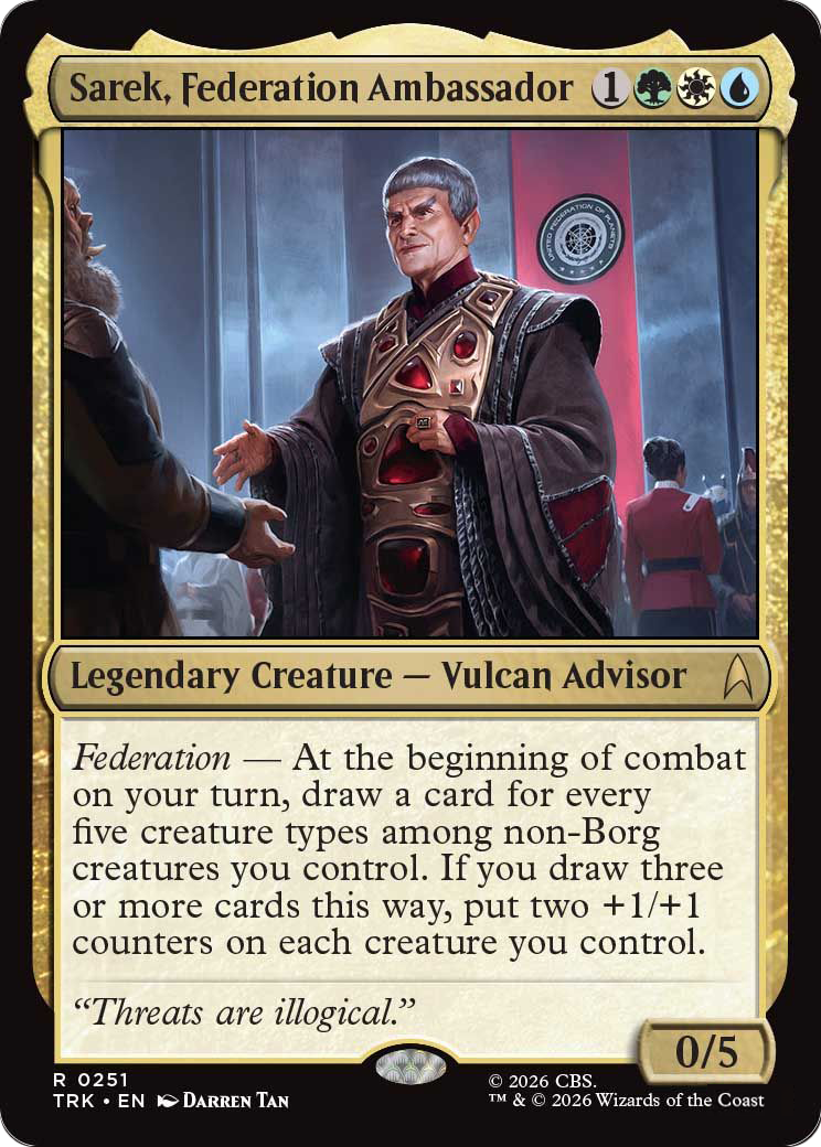 Sarek, Federation Ambassador [Star Trek] | Magic Magpie