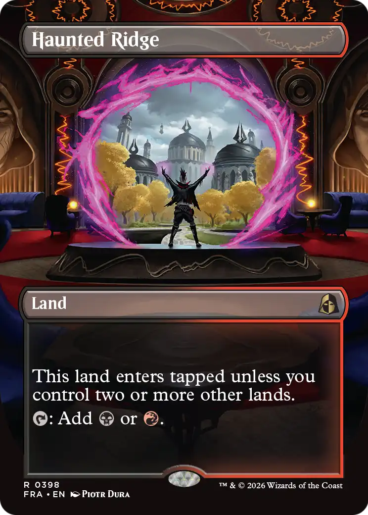Haunted Ridge (Borderless) [Reality Fracture] | Magic Magpie