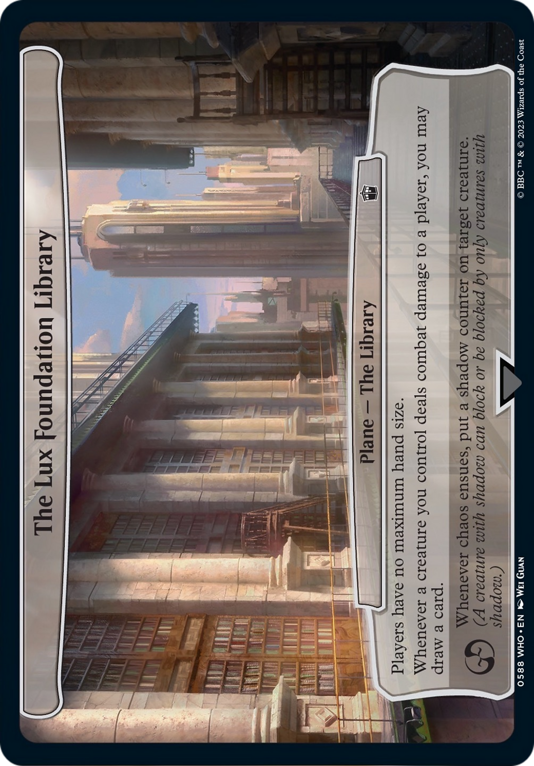 The Lux Foundation Library [Doctor Who] | Magic Magpie