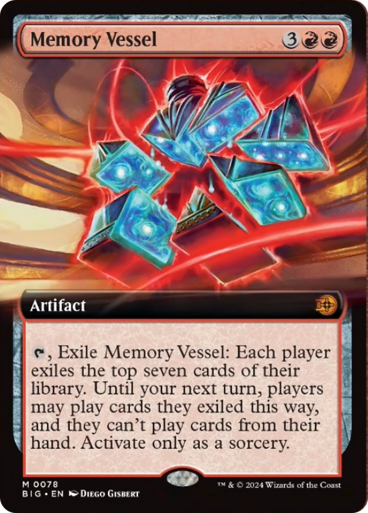 Memory Vessel (Extended Art) [Outlaws of Thunder Junction: The Big Score] | Magic Magpie
