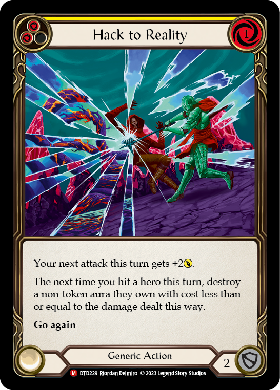 Hack to Reality [DTD229] (Dusk Till Dawn)  Rainbow Foil | Magic Magpie