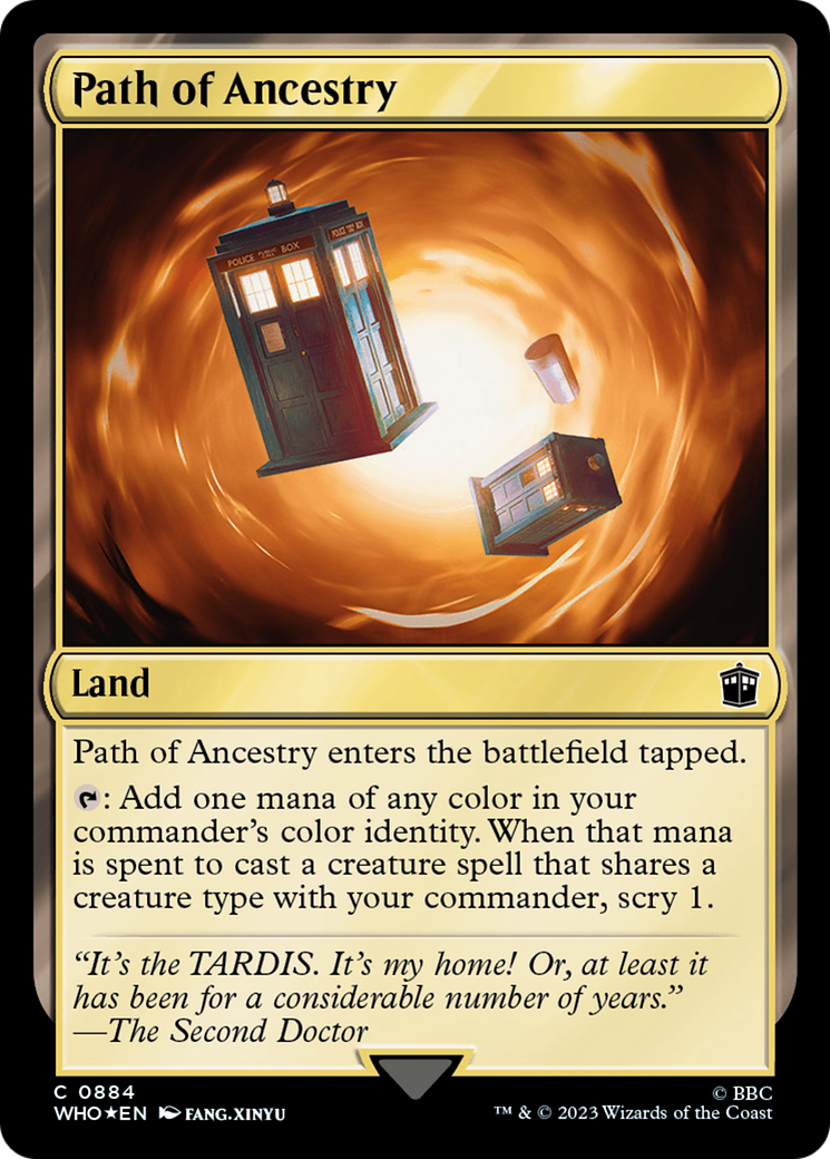 Path of Ancestry (Surge Foil) [Doctor Who] | Magic Magpie