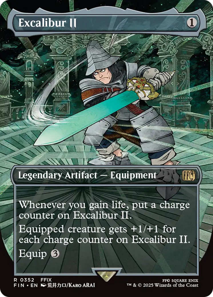 Excalibur II (Borderless) [FINAL FANTASY] | Magic Magpie
