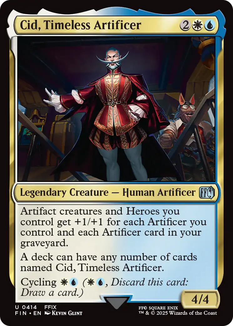 Cid, Timeless Artificer (0414) [FINAL FANTASY] | Magic Magpie