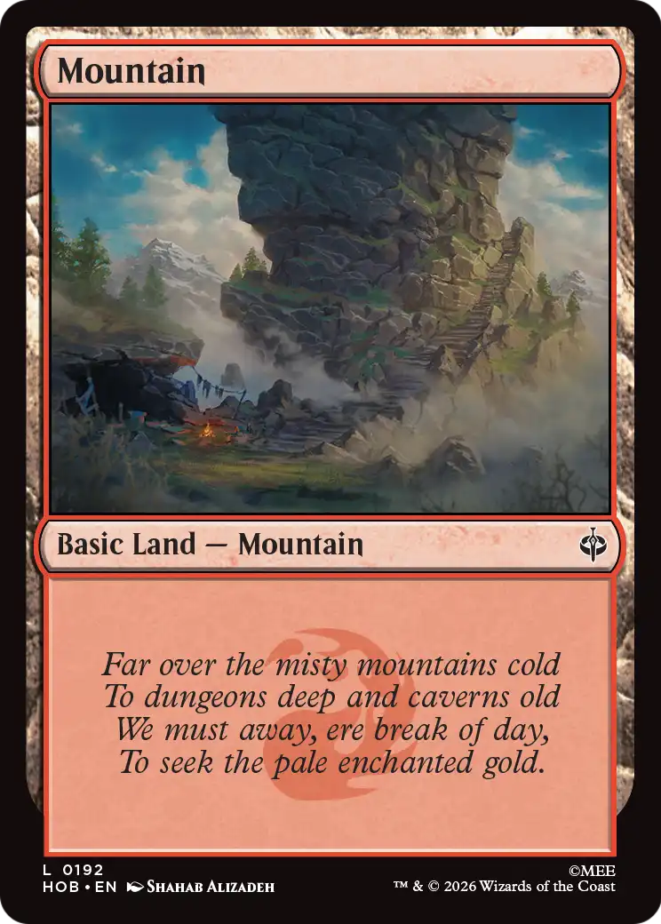 Mountain (0192) [The Hobbit] | Magic Magpie