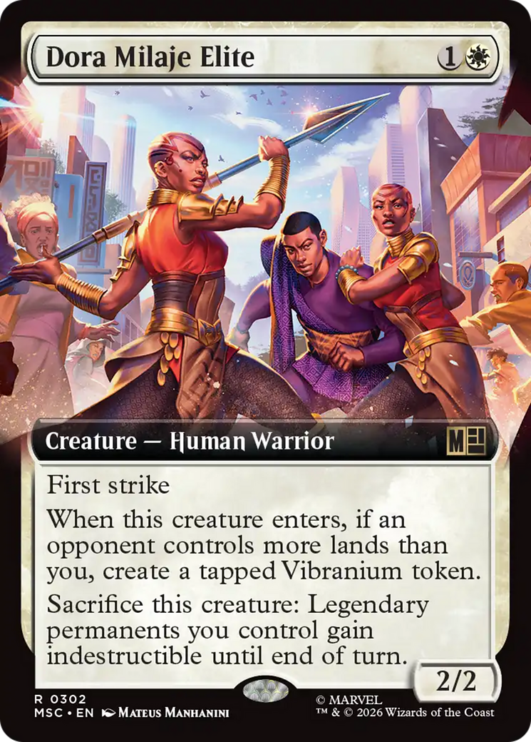 Dora Milaje Elite (Extended Art) [Marvel Super Heroes Commander] | Magic Magpie