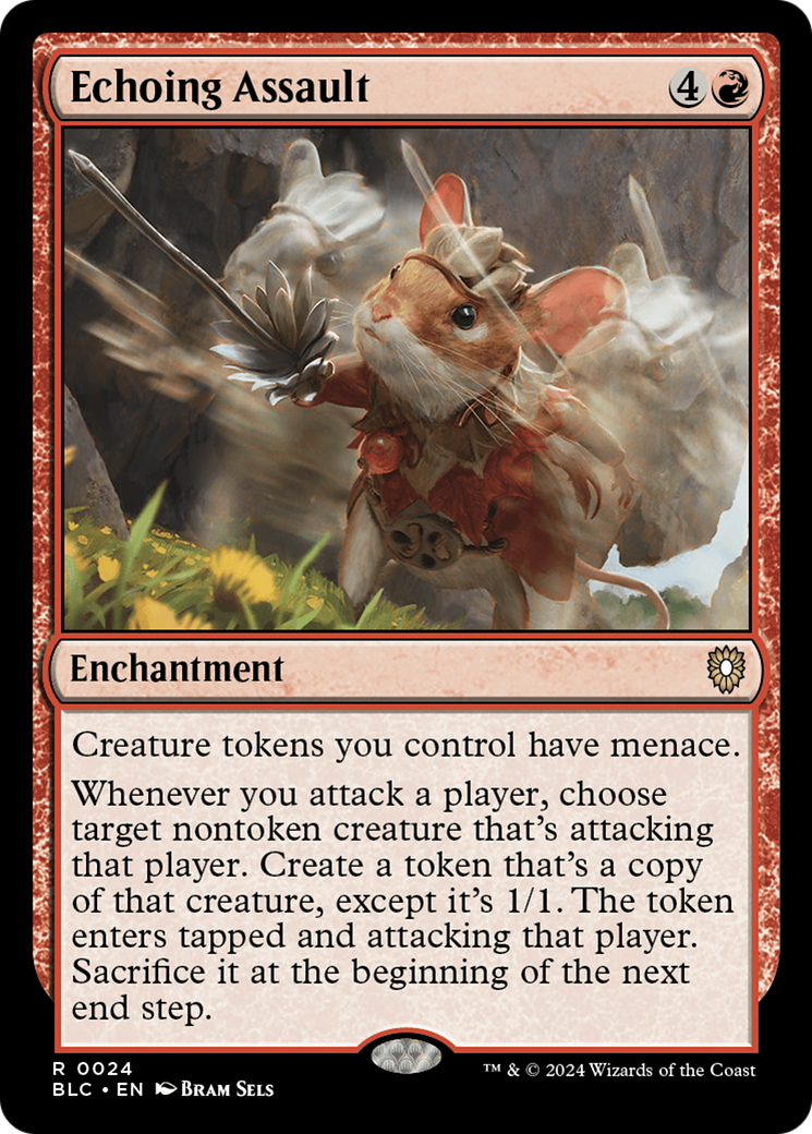 Echoing Assault [Bloomburrow Commander] | Magic Magpie