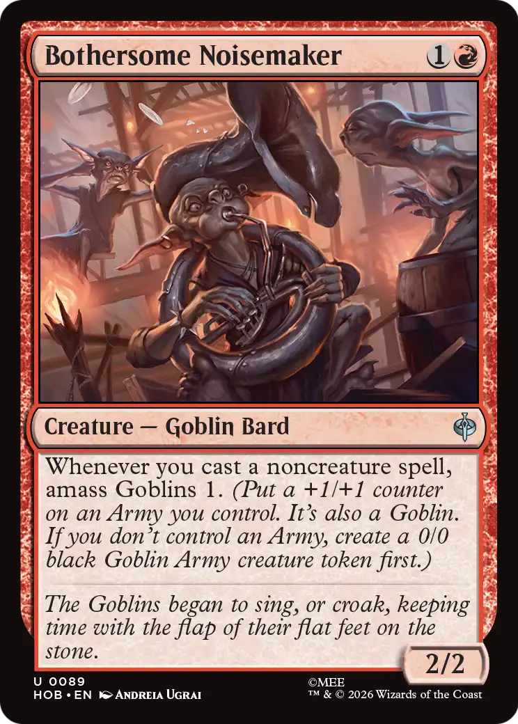 Bothersome Noisemaker [The Hobbit] | Magic Magpie