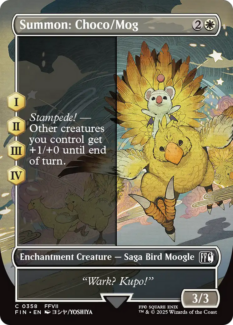 Summon: Choco/Mog (Borderless) [FINAL FANTASY] | Magic Magpie