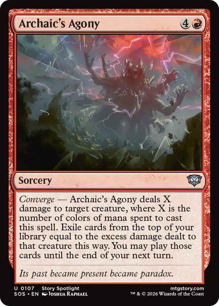 Archaic's Agony [Secrets of Strixhaven] | Magic Magpie