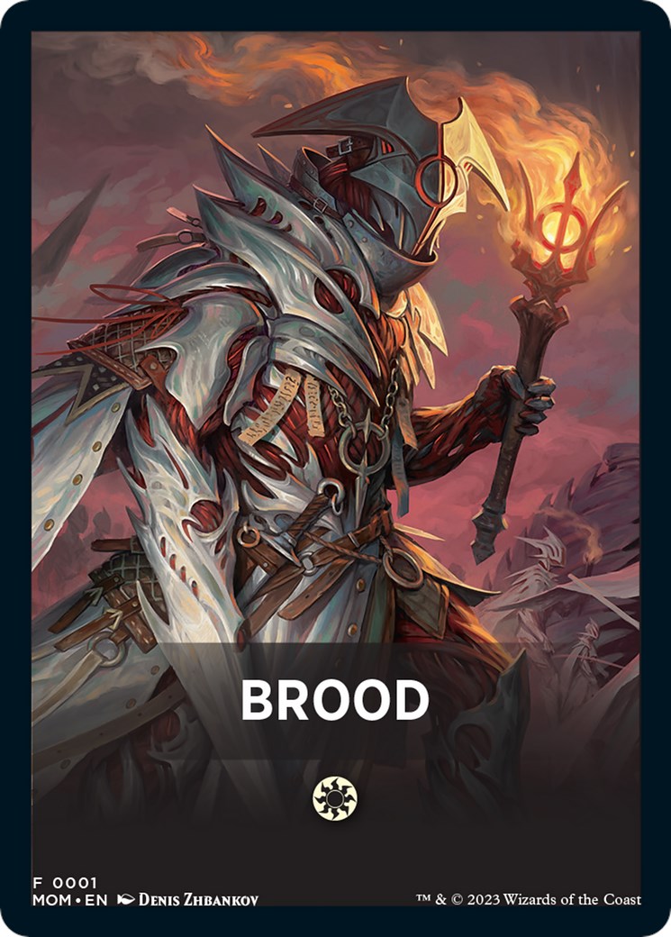 Brood Theme Card [March of the Machine Tokens] | Magic Magpie