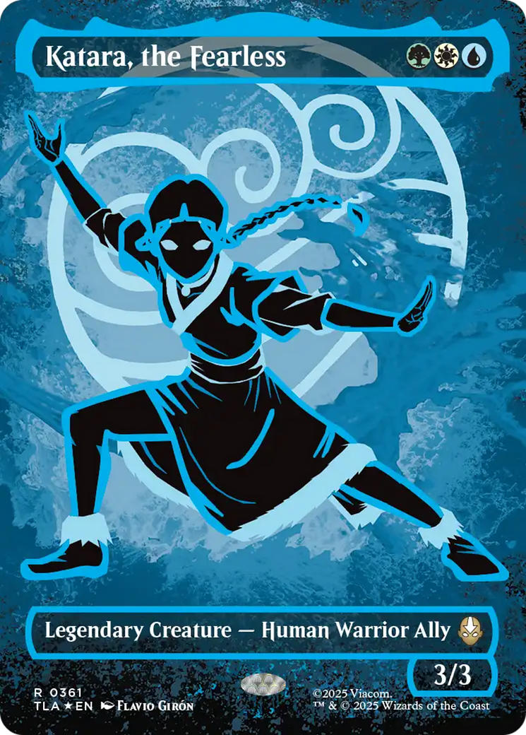 Katara, the Fearless (Borderless Battle Pose) [Avatar: The Last Airbender] | Magic Magpie