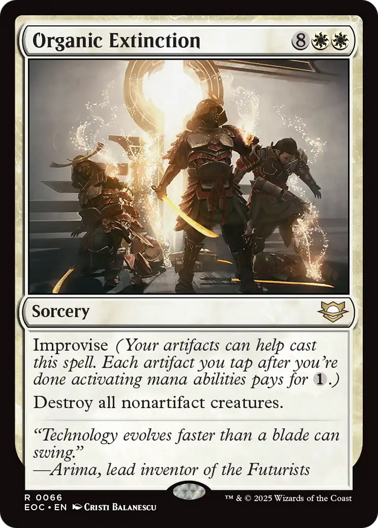 Organic Extinction [Edge of Eternities Commander] | Magic Magpie