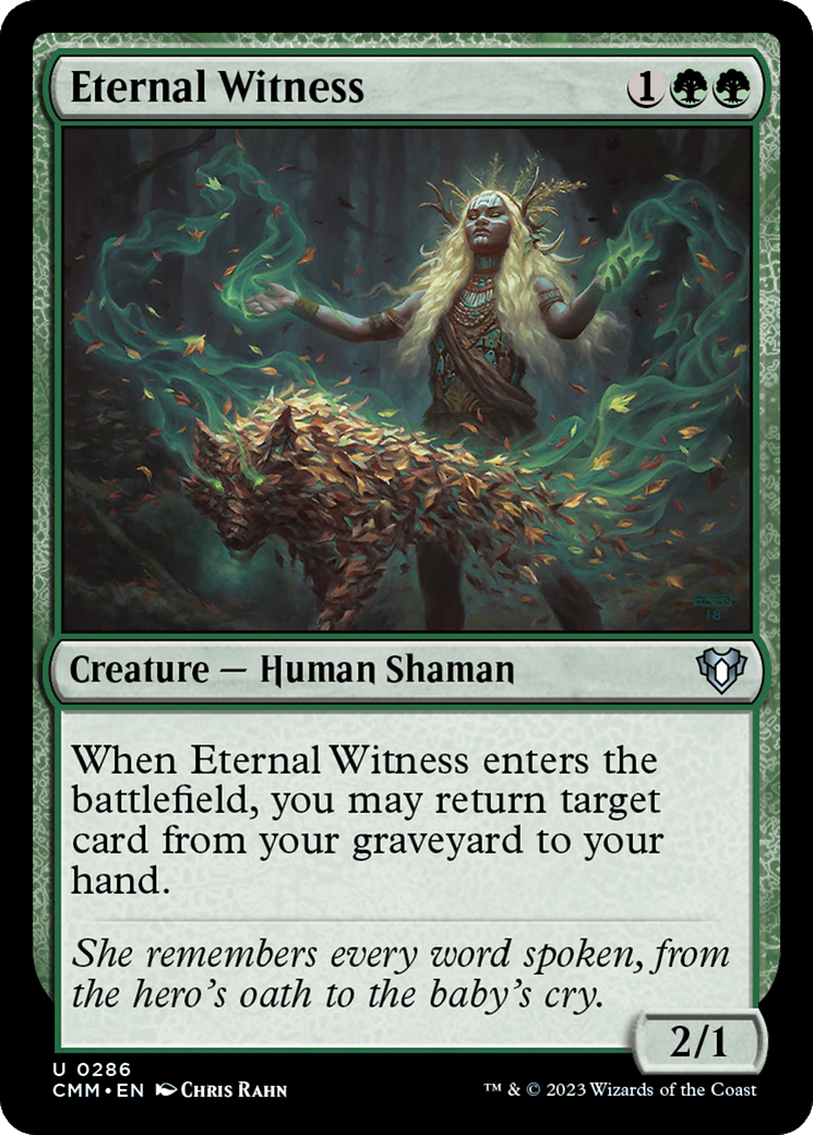 Eternal Witness [Commander Masters] | Magic Magpie