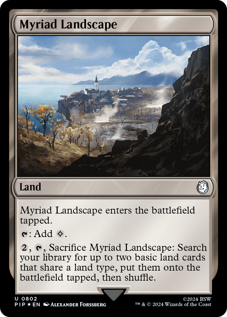 Myriad Landscape (Surge Foil) [Fallout] | Magic Magpie