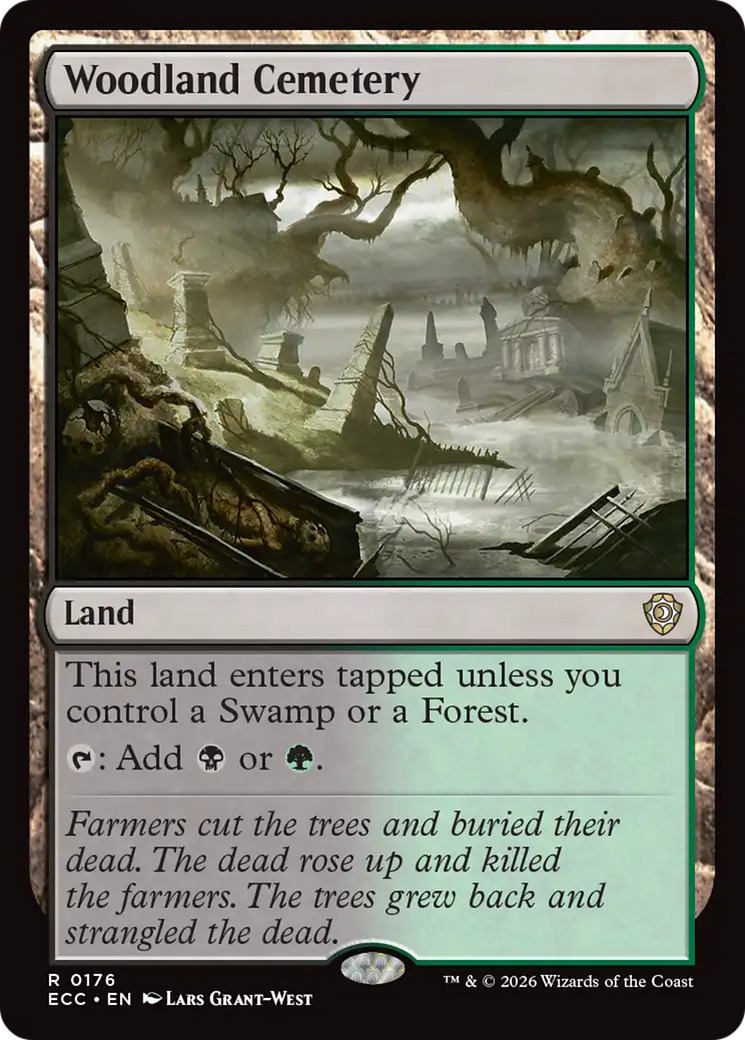 Woodland Cemetery [Lorwyn Eclipsed Commander] | Magic Magpie