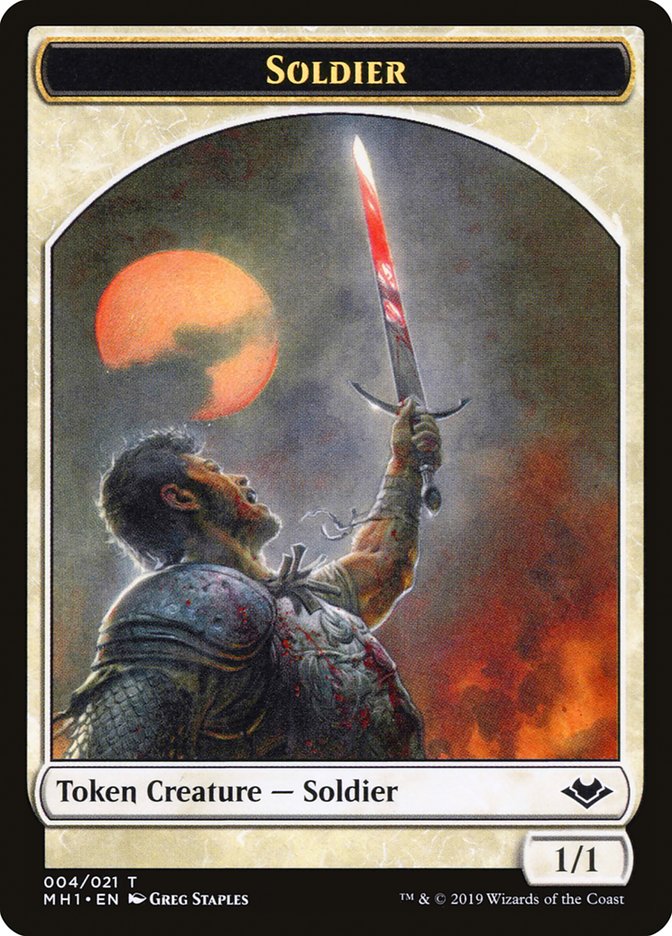 Soldier Token [Modern Horizons Tokens] | Magic Magpie