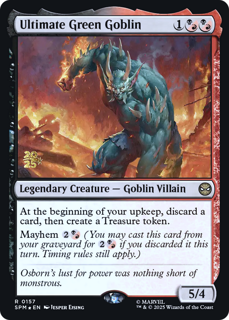 Ultimate Green Goblin [Wizards Play Network 2025] | Magic Magpie