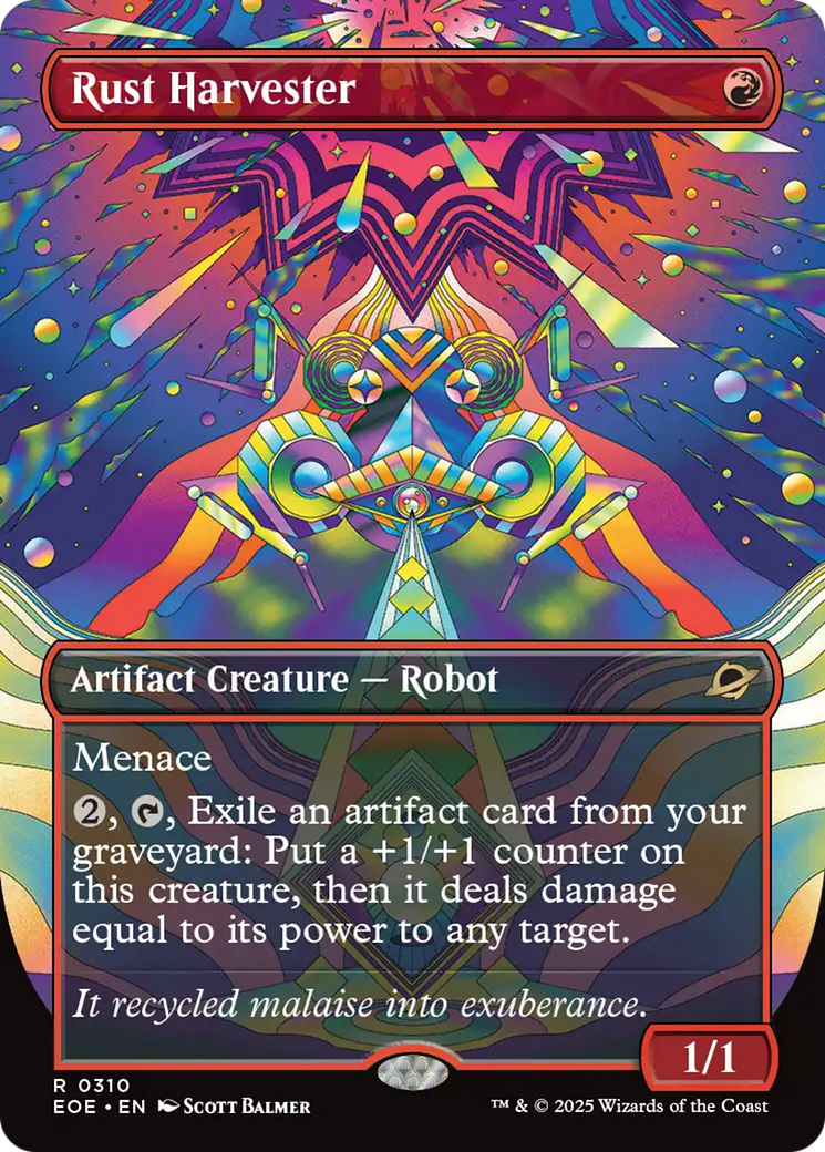 Rust Harvester (Borderless) [Edge of Eternities] | Magic Magpie