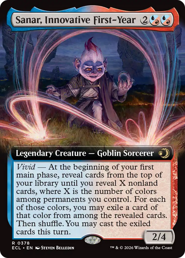 Sanar, Innovative First-Year (Extended Art) [Lorwyn Eclipsed] | Magic Magpie