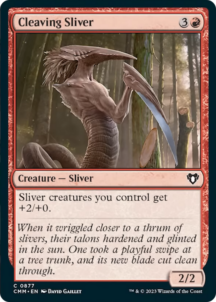 Cleaving Sliver [Commander Masters] | Magic Magpie